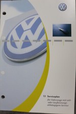 VW Serviceplan "Mai 2002" Ohne