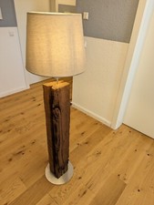 Design Stehlampe "Alter Eichenbalken", Balkenlampe, Stehleuchte, Eiche, Holz