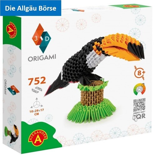 Origami 2558 tukan - origami, 3d