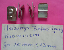 4 kurze blanke Klammern zum Verbinden von TRUMA Heizungs-Verkleidungen 
