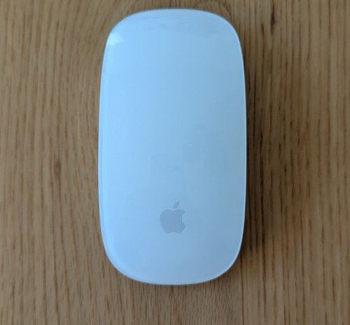 White apple magic - mouse, 2