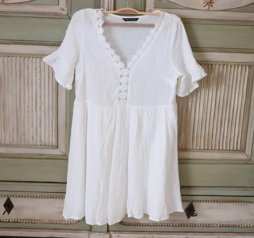 Weißes shein boho - weißes, oversize