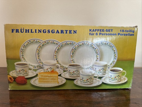 Frühlingsgarten kaffee set - frühlingsgarten, kaffee-set
