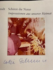 Loki Schmidt Buch Signiert Schützt die Natur 1979