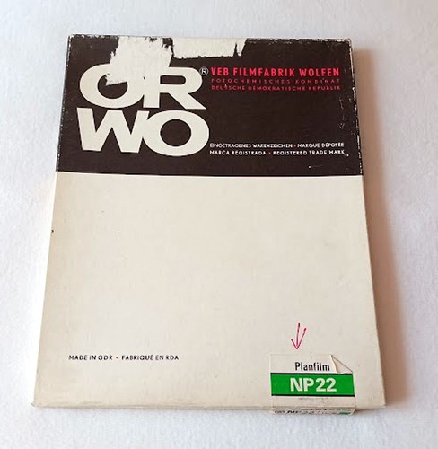 Orwo planfilm 24x30 - 22, cm