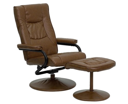 Lehnsessel mit polsterhocker - lehnsessel,