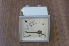 EINBAU - AMPEREMETER - 5 (2,5) A Wechselstrom - Gebraucht