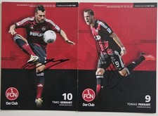1. FC Nürnberg Autogrammkarten original signiert (2 Stück)