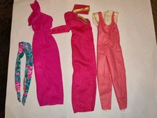 Alte Barbie Mattel Fashion Kleidung 80er Jahre Sammlung 3 Outfits Vintage