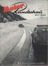 Motor Rundschau 1 1954 Porsche