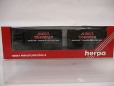 x-91259	Herpa 185808 1:87 MAN LKW mit Anhänger Jumbo-Transfer sehr guter Zustand
