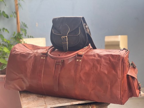 Leder herren vintage - ",