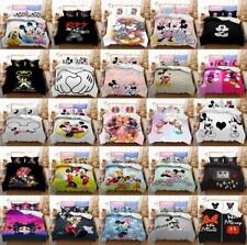 2-3tlg.Bettwäsche Set Mickey Maus Bettbezug Kissenbezug 135x200|200x200 DE 