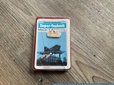 Super-Technik Mach 3 - Berliner Spielkarten Flugzeuge Quartett