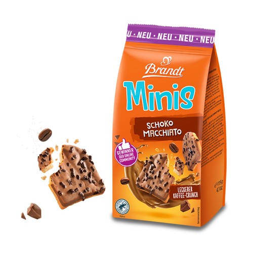 Brandt minis schoko macchiato - schoko,