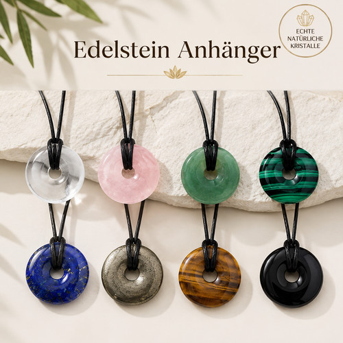 Edelstein anhänger aus - edelstein, echtem