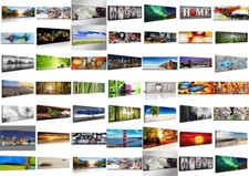 Verschiedene Wandbilder 120x40