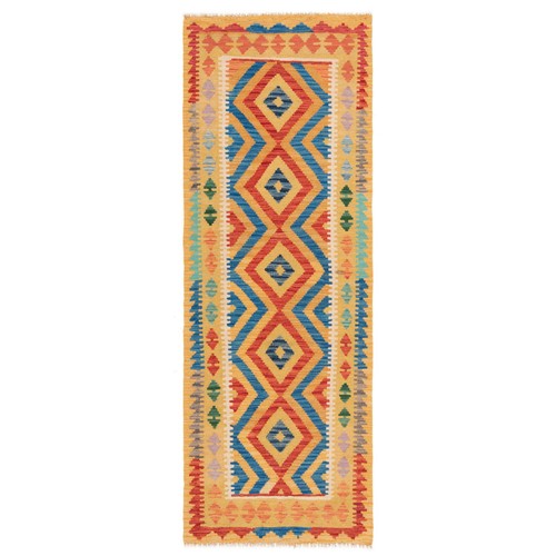 Kelim afghan 202x76 - kelim,
