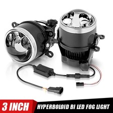 2x 3Zoll Nebelscheinwerfer Laser Bi LED Projektor Linse für Nissan Renault Neu