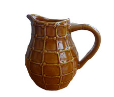 Keramik Krug Wasserkrug Braun