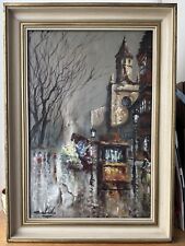 gemälde Paris Motiv! signiert