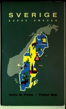 Sverige  Suède  Schweden  Carte de Poche, Pocket Map, No 786, recta foldex
