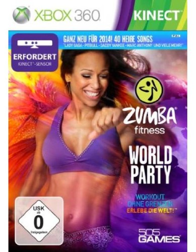 Xbox 360 zumba fitness world - xbox,