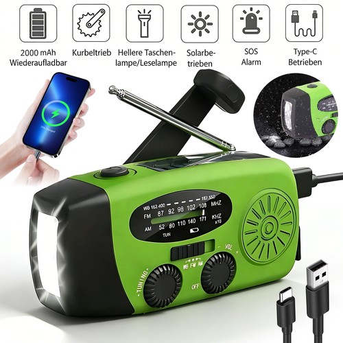 2000mah solar radio tragbar - solar, radio,tragbar