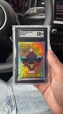 Topps Marvel Chrome Spiderman 2024 Refractor #1 10 GRADING