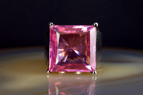 Ring silber 925 rosa zirkonia - 925,