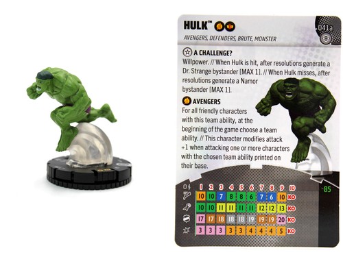 Heroclix 041a hulk - heroclix,
