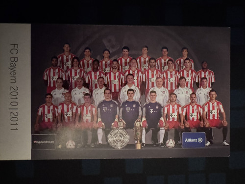 Original mannschaftskarte - mannschaftskarte, fc