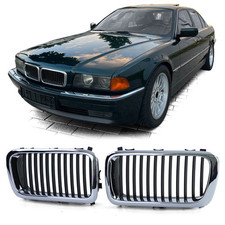 Sport Kühlergrill Performance Schwarz Chrom passend für 7er BMW E38 94-01