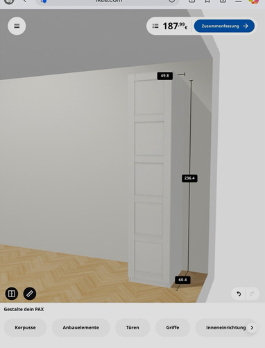 Neuer ikea pax freistehender - neuer,