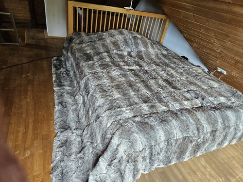 Echte pelzdecke bettüberwurf - echte, pelzdecke:
