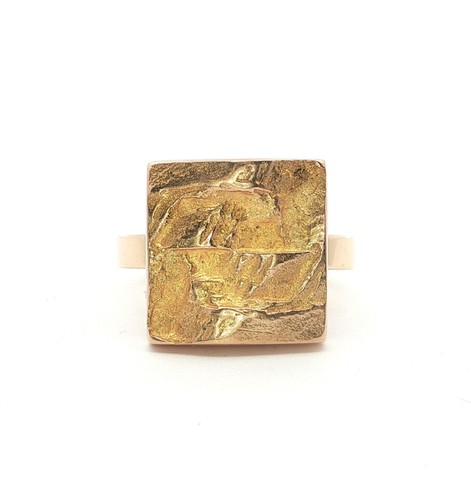 Goldring quadrat gelbgold - quadrat, 7,55