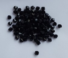 Facettierte Glasschliffperlen von 1mm bis 6mm verschiedene Farben Bicone