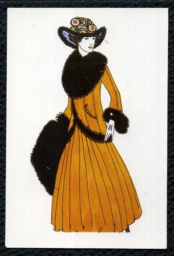 Jugendstil elegante dame - jugendstil, "elegante