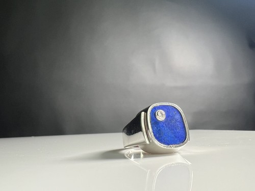 Vintage weißgold ring 18kt - ring,