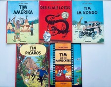 Tim & Struppi Hefte 19-23 - Alte Auflagen der 80er - Comic Sammlung/Konvolut