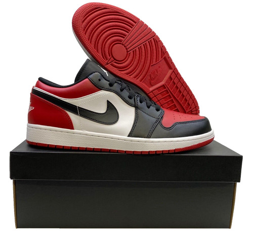Air jordan low bred toe - 1,
