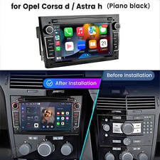 2+64GB Android 14 Für Opel Astra H Corsa C/D Vectra C Zafira Autoradio GPS DAB+