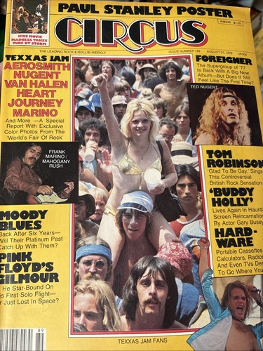 Circus magazine august 1978 - magazine,
