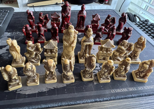 Vintage schachspiel - vintage,