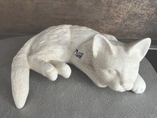 Schlafende katze silberdistel - schlafende,