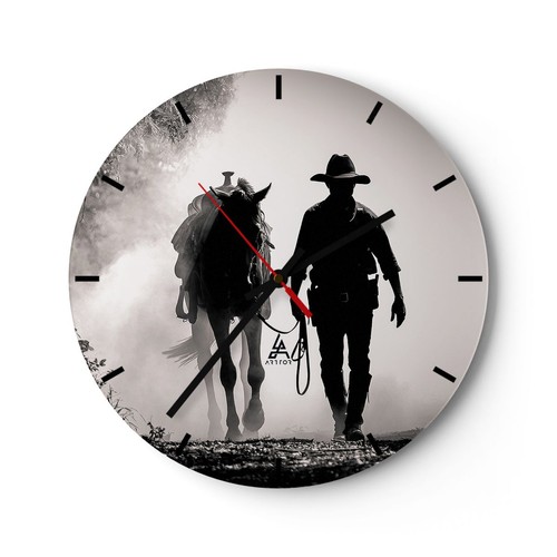 Modern wanduhr 40x40cm rund - modern,