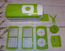 Genius, Nicer Dicer Smart, 8-teilig Set - Gemüseschneider für Würfel, Stifte