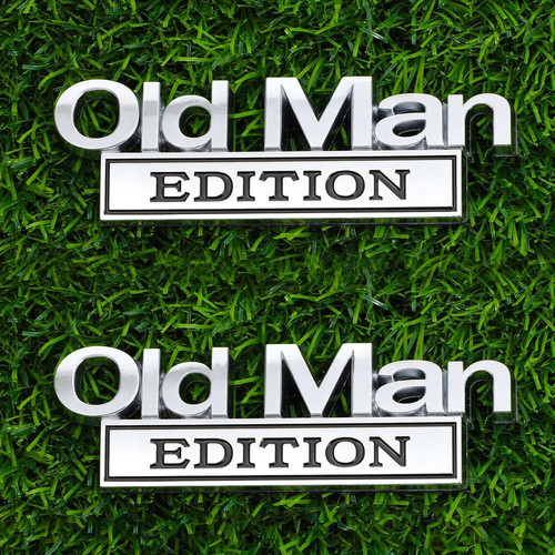 Old man edition - man, auto-emblem