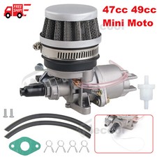 Vergaser 49ccm Luftfilter Set Pocketbike Dirtbike Cross Bike Mini Cross ATV Quad
