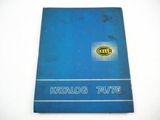 Hella Scheinwerfer Leuchten Signale für PKW LKW Omnibus Katalog 1974/75
